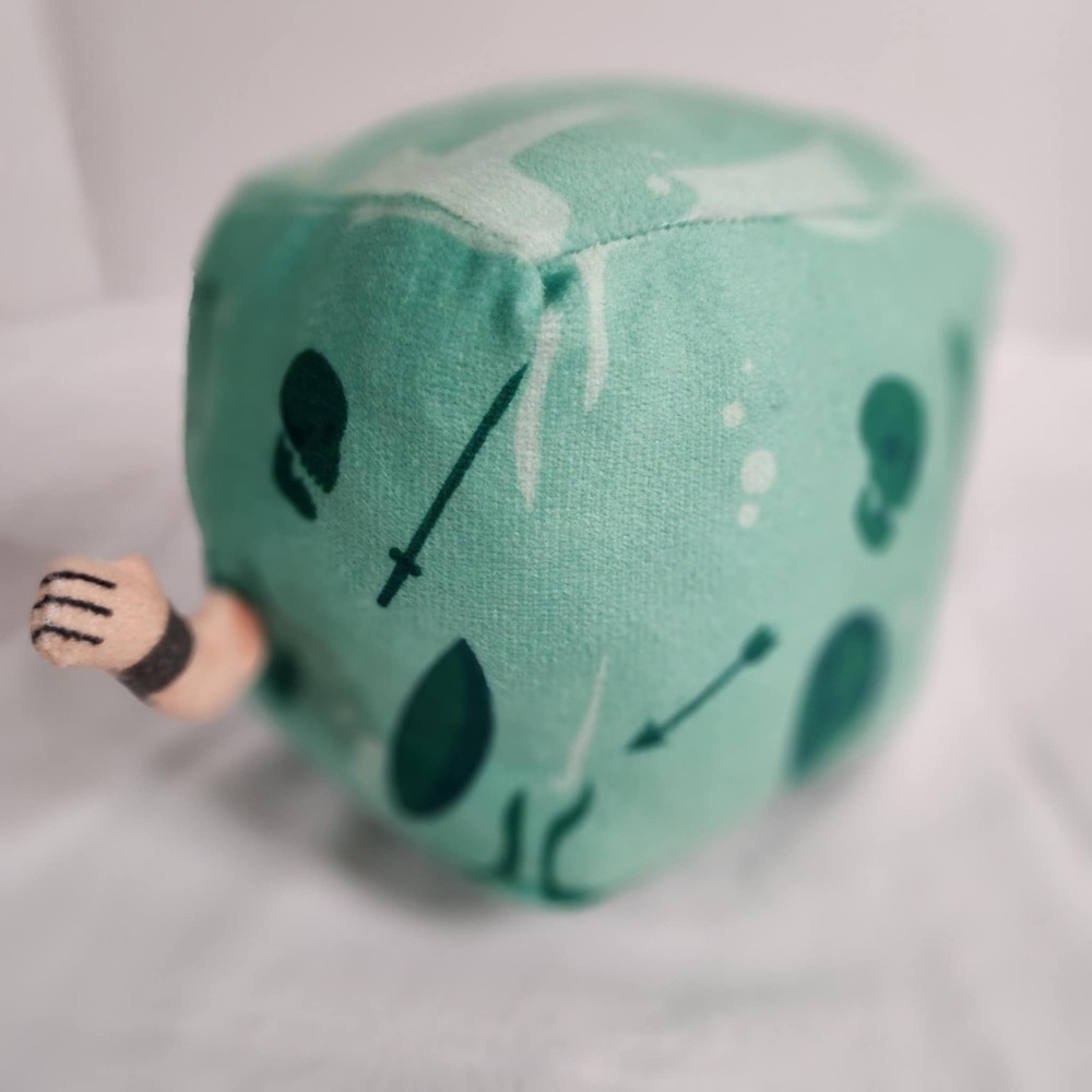 Dungeons & Dragons Gelatinous Cube 5" Plush‎ Green D&D RARE Stuffed Toy